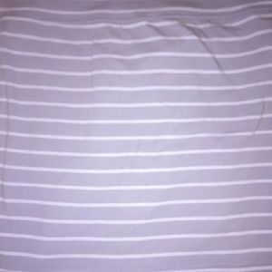 Purple striped skirt